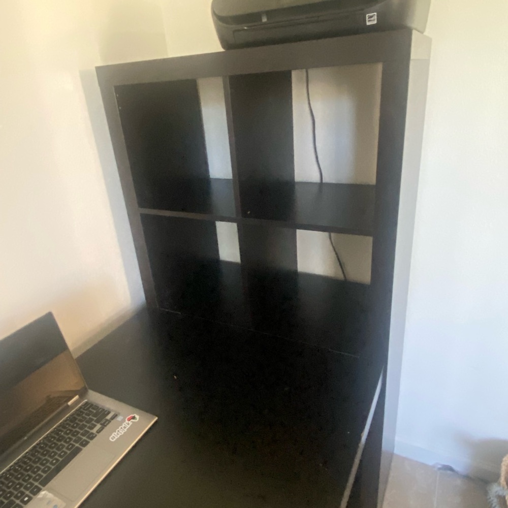 Computer Desk & Shelf - Picture 3 of 4